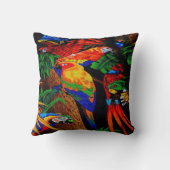 豪華なオウムの装飾用クッション クッション (裏面)