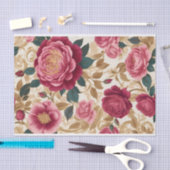 豪華なガーデンバラ 薄葉紙 (クラフト)