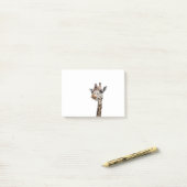 豪華なキリンの顔のクローズアップ ポストイット (デスク上)