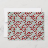 豪華なクリスマスの写真カード シーズンカード (裏面)