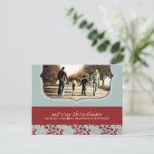 豪華なクリスマスの写真カード シーズンカード (スタンド正面)