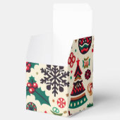 豪華なクリスマスシーズンのパターン フェイバーボックス (オープン)