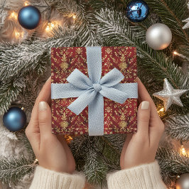 豪華なクリスマスデジタル紙パターン ラッピングペーパー