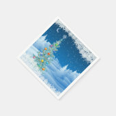 豪華なクリスマスナプキン スタンダードカクテルナプキン (角)