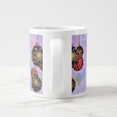 豪華なクリスマスボール ジャンボコーヒーマグカップ (裏面)