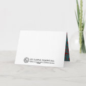 豪華なクリスマス写真のグリーティングカード シーズンカード (裏面)