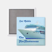 豪華なクルーズ船のステートルームのドアマーカー マグネット (正面/裏面)
