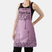 豪華なグリッタースパークルドリップルレディメンズフルルック エプロン (インサイチュ)