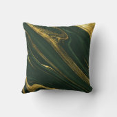 豪華なグリーンオニキス：黄金大理石。 クッション (裏面)