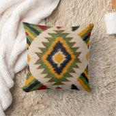 豪華なグリーンキリムランバーピローfor any room クッション (ブランケット)