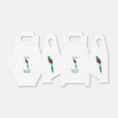 豪華なケツァル鳥の漫画イラストレーション フェイバーボックス (折り畳みなし)