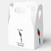 豪華なケツァル鳥の漫画イラストレーション フェイバーボックス (オープン)