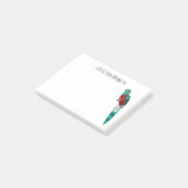 豪華なケツァル鳥の漫画イラストレーション ポストイット (アングル)