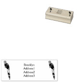 豪華なケツァル鳥の漫画イラストレーション ラバースタンプ (押印)