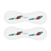 豪華なケツァル鳥の漫画イラストレーション 野球ボール (パネル)