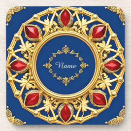 豪華なゴールデンハート枠 コースター