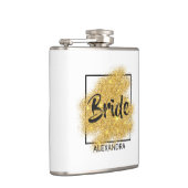 豪華なゴールデンパーティクルブライダルシャワーフラスコ フラスク (右)