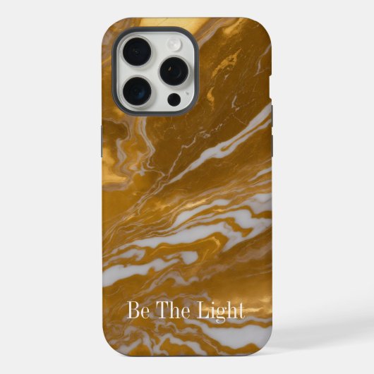 豪華なゴールドマーブルのiPhone/iPadケース iPhoneケース (裏面)