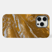 豪華なゴールドマーブルのiPhone/iPadケース iPhoneケース (裏面横)