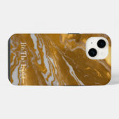 豪華なゴールドマーブルのiPhone/iPadケース iPhoneケース (裏面横)