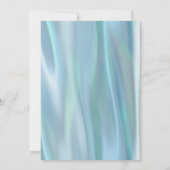 豪華なシルクとグリッターの輝き クイーンセニョーラへの招待 招待状 (裏面)