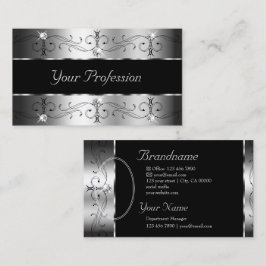 豪華なシルバーク華美ロ縁どク（写真あり） 名刺