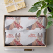 豪華なジャーマン・シェパードの休日のティッシュペーパー 薄葉紙 (ギフト)