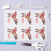 豪華なジャーマン・シェパードの休日のティッシュペーパー 薄葉紙 (クラフト)