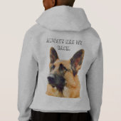 豪華なジャーマン・シェパードの写真 (裏面)