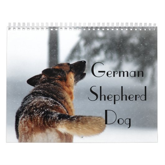 豪華なジャーマン・シェパード犬のカレンダー カレンダー (カバー)