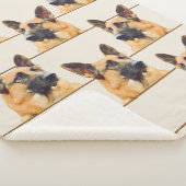 豪華なジャーマン・シェパード犬 シェルパブランケット (3/4)