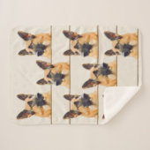 豪華なジャーマン・シェパード犬 シェルパブランケット (正面(横))