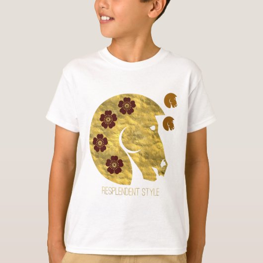 豪華なスタイル Tシャツ (正面)