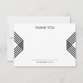 豪華なストライプは感謝していしています サンキューカード