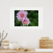 豪華なソフトピンクの花のポスター ポスター (キッチン)