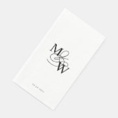 豪華なタイポグラフィ結婚ズモノグラム (コーナー)