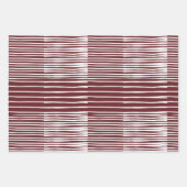 豪華なタイルパターン、優雅な線、交差パス ラッピングペーパーシート (正面3)