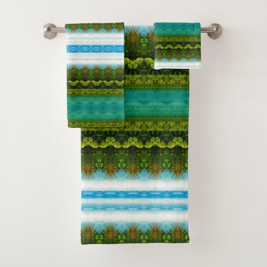 豪華なターコイズタオルセット バスタオルセット (インサイチュ)