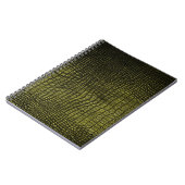 豪華なダークワニの肌の質感。 ノートブック (左側)