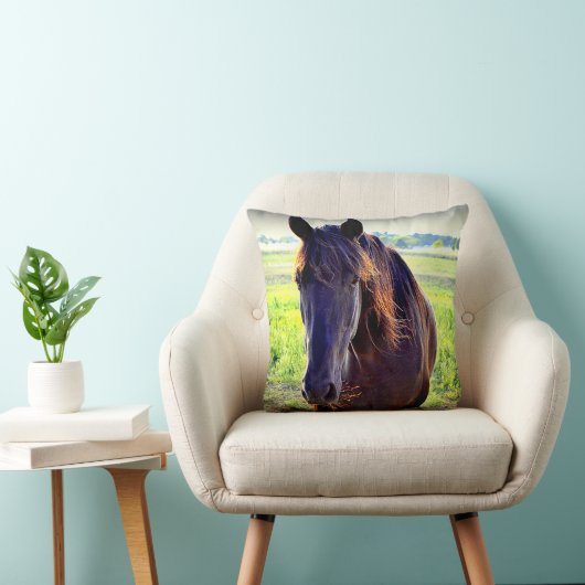 豪華なテネシー州の歩くの馬が付いている装飾用クッション クッション (椅子)