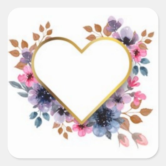 豪華なデザイナースタンプ スクエアシール (正面)