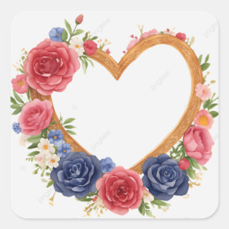 豪華なデザイナースタンプ スクエアシール