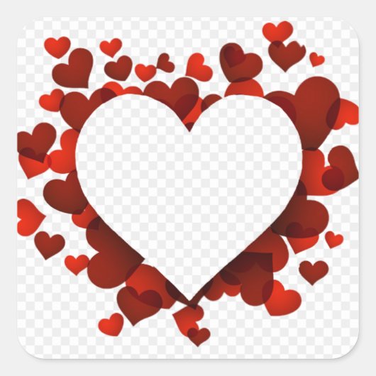 豪華なデザイナースタンプ スクエアシール (正面)