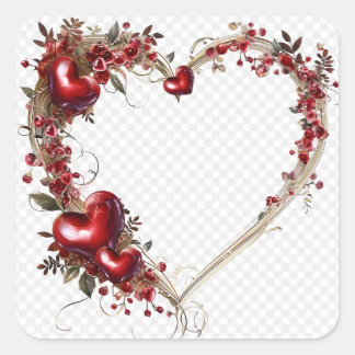 豪華なデザイナースタンプ スクエアシール