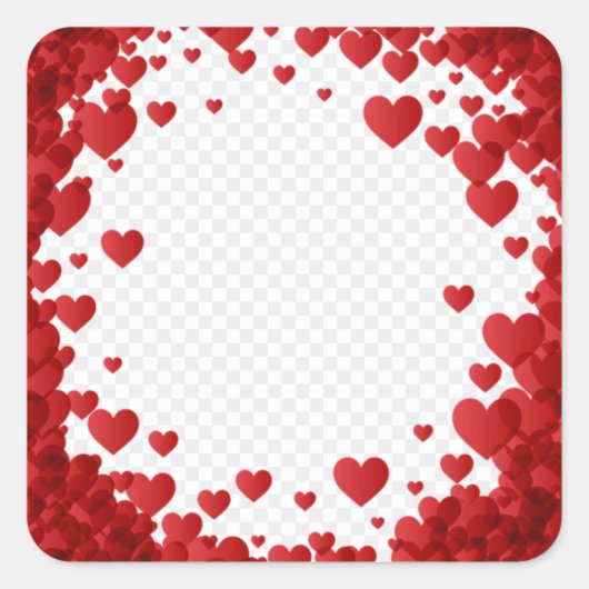 豪華なデザイナースタンプ スクエアシール (正面)