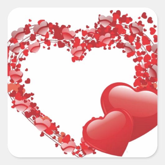 豪華なデザイナースタンプ スクエアシール (正面)