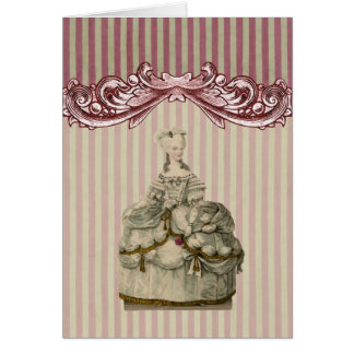 豪華なドレスのマリー・アントワネット – 