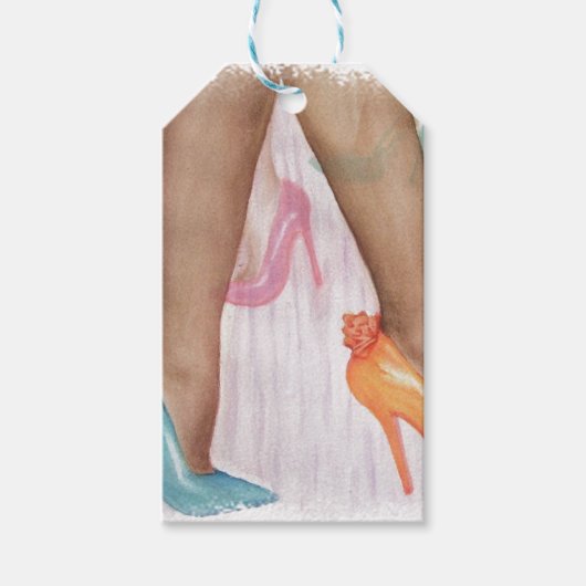 豪華なハイヒール ギフトタグ (正面)