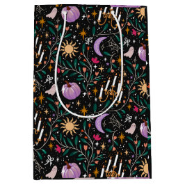 豪華なハロウィーン かわいい 奇想天外な スプーキーな 女の子らしい ミディアムペーパーバッグ