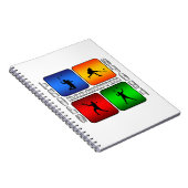 豪華なバドミントン ノートブック (右側)